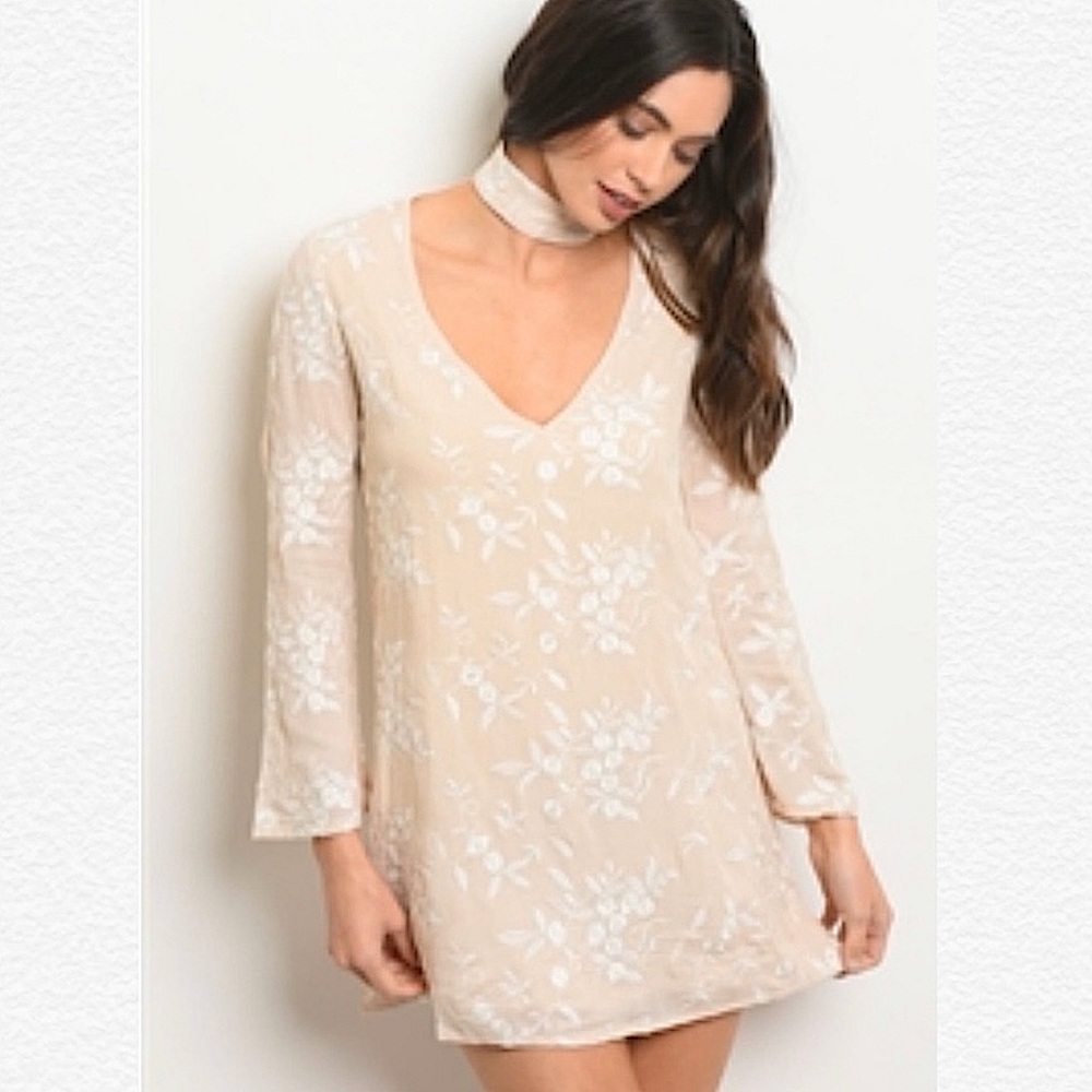Skylar + Madison Lace Choker Dress Tunic